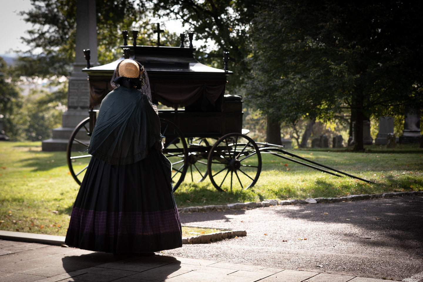 Victorian Mourning Reenactment in St. Louis